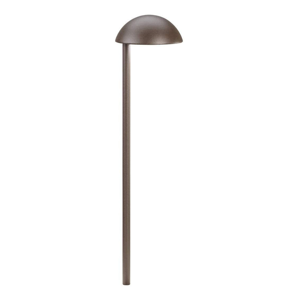 Kichler 15423AZT 12V Side Mount Eclipse Path & Spread Light Fixture - Textured Architectural Bronze Finish for Outdoor Landscape Lighting