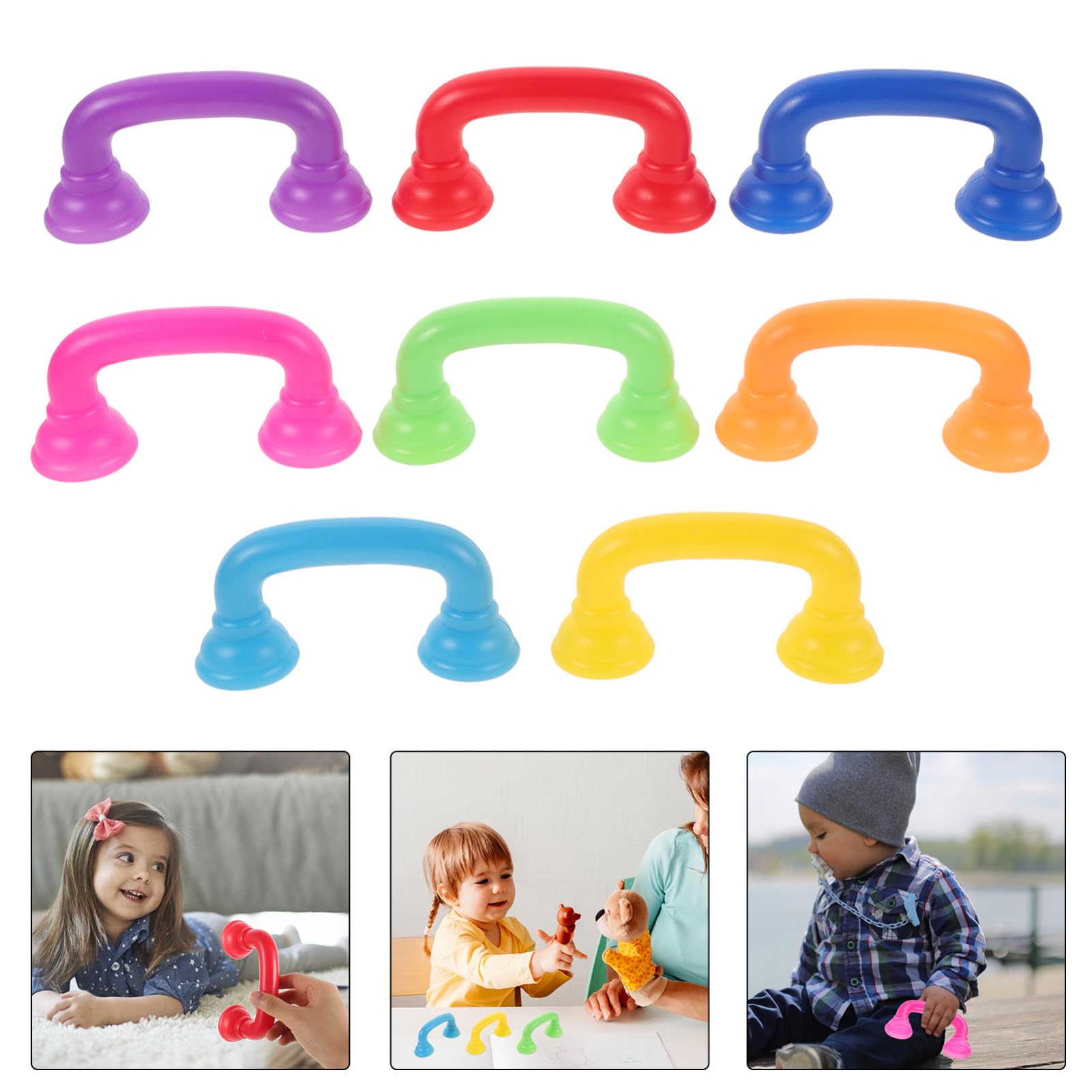 JOINPAYA 8 Pack Whisper Reading Phones for Kids - Plastic Auditory Feedback Speech Therapy Tool for Classroom & Homeschool Learning - Hear Myself Sound Phone for Children's Reading Practice