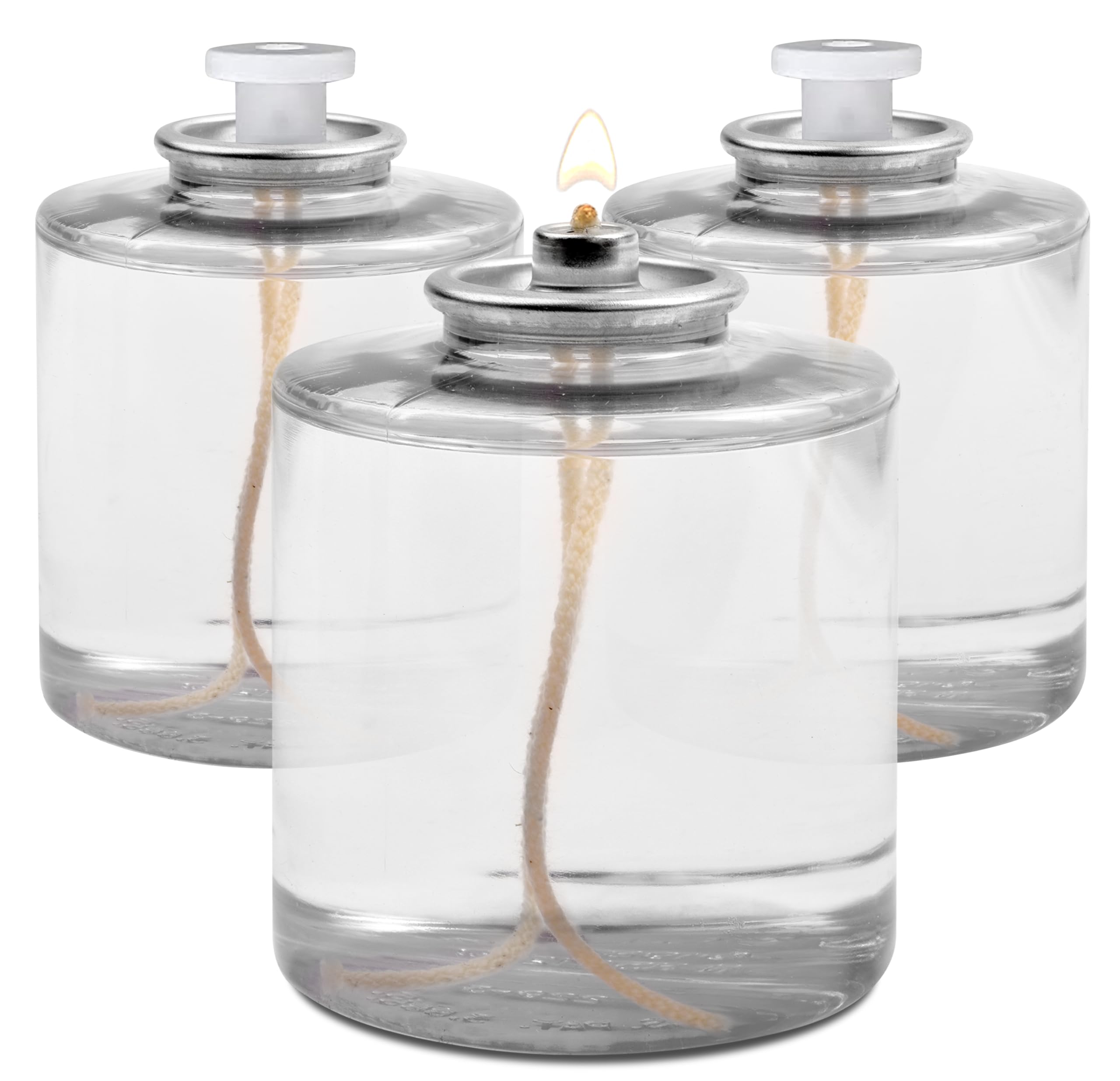 Hyoola 80-Hour Long Burning Liquid Candles - 3 Pack Emergency Survival Candles for Power Outages, Camping & Home Decor