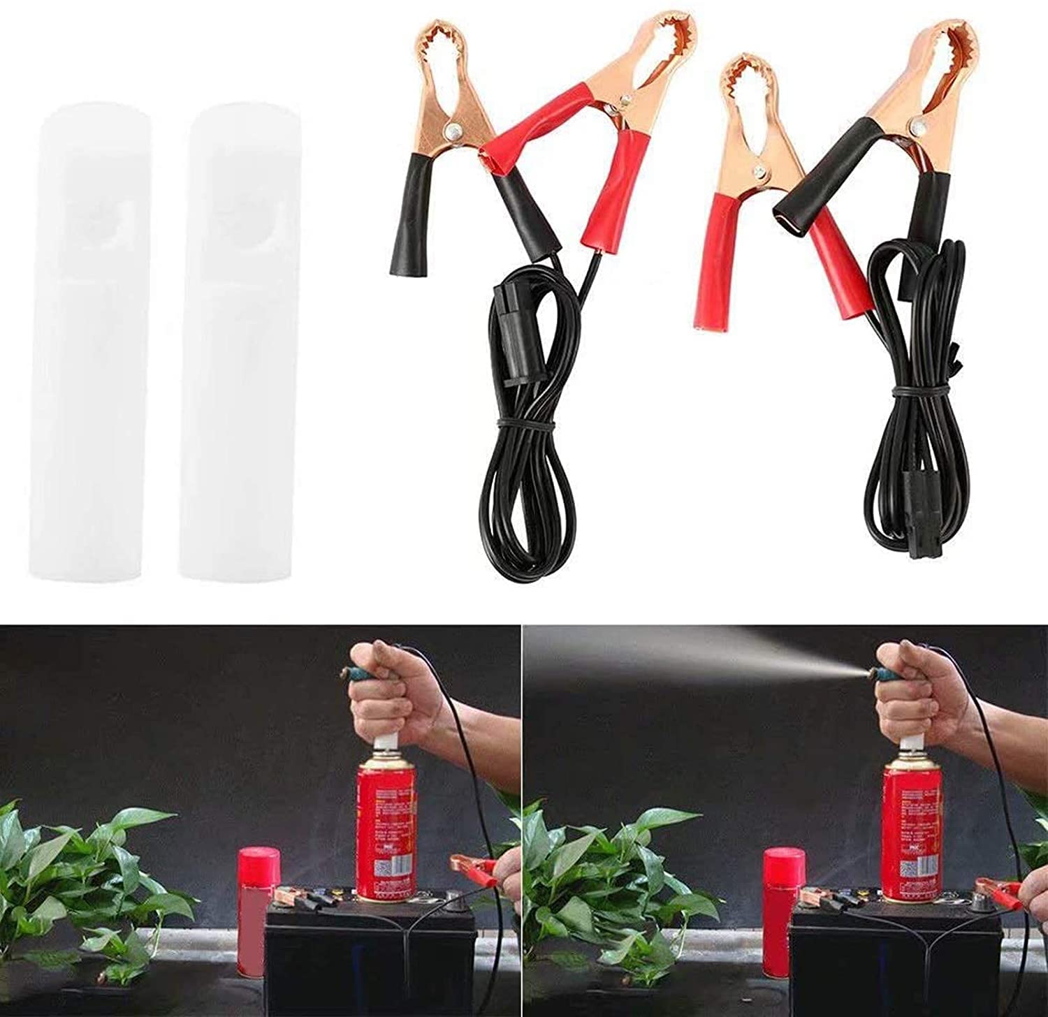 Universal Auto Car Fuel Injector Nozzle Flush Cleaner Adapter Kit - Professional DIY Fuel System Cleaning Tool Set for Gasoline & Diesel Engines - Perfect for Maintenance, Tune-Ups & Performance Enhancement