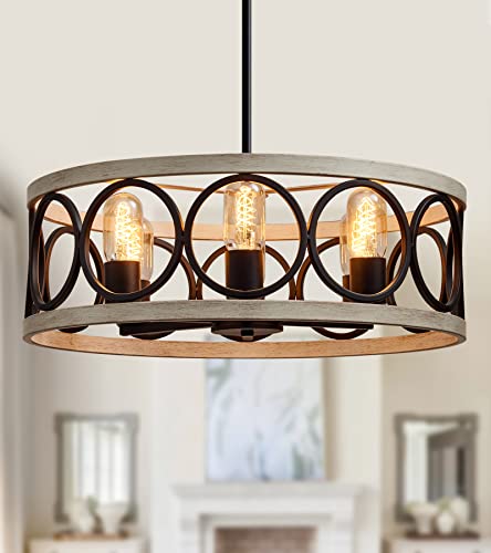 white birch 6-Lights chandelier