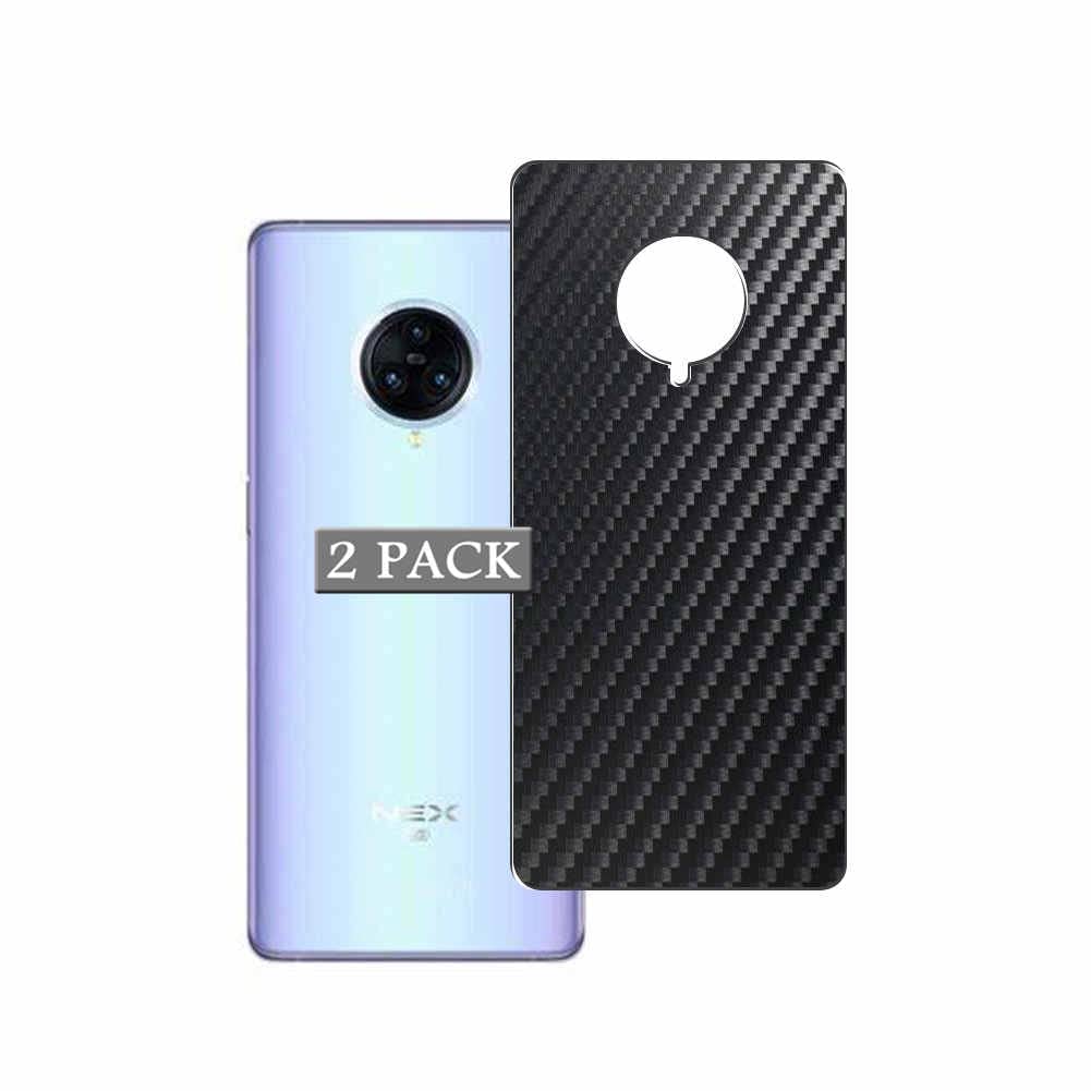 2-Pack Back Protector Film for vivo NEX 3 - Black Sticker Skin (Not Tempered Glass) | Scratch-Resistant Phone Back Cover | Perfect for Daily Use, Travel & Outdoor Activities
