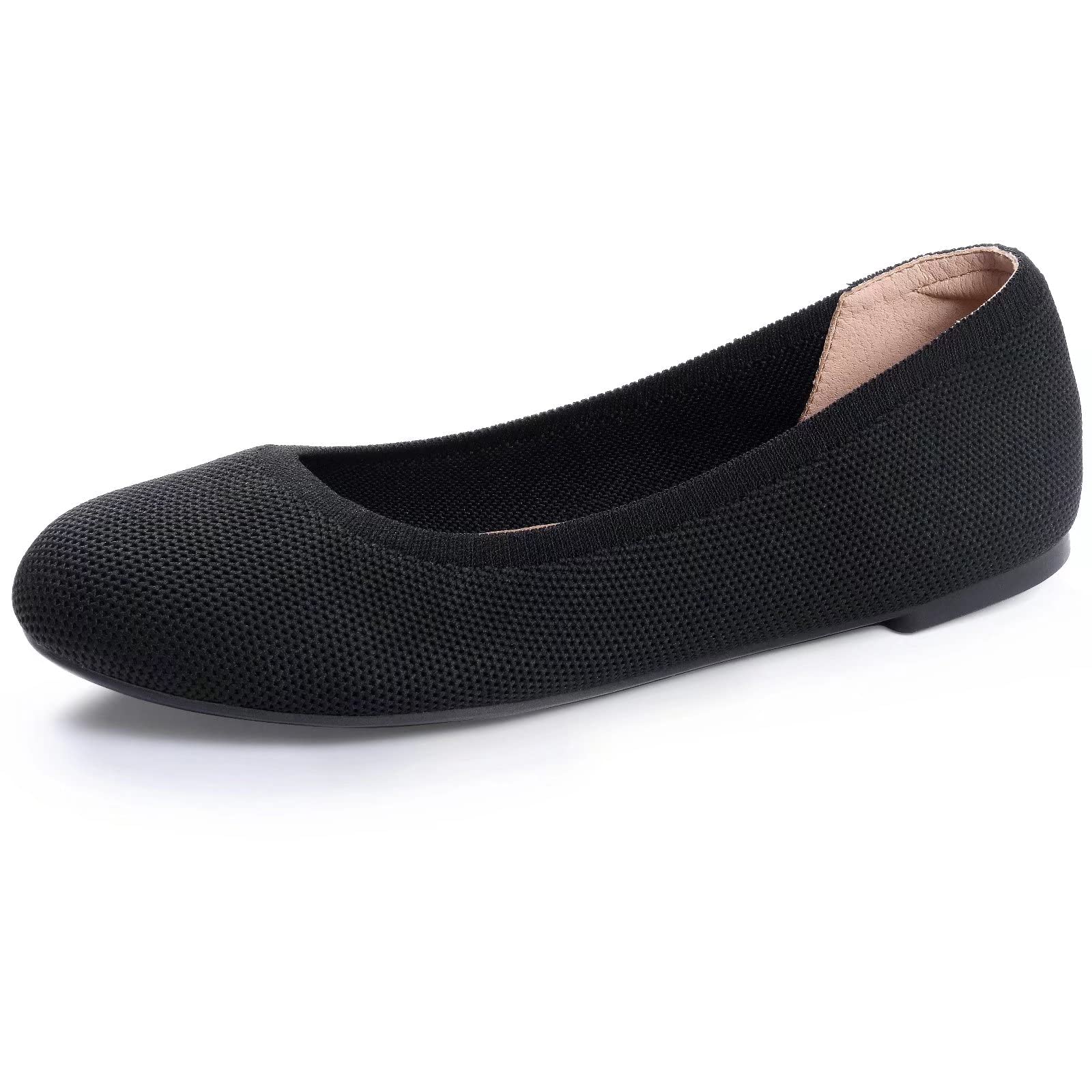 KOLILI Women's Knit Ballet Flats - Comfortable Slip-On Casual Shoes for Women | Perfect for Work, Office, Walking & Everyday Wear