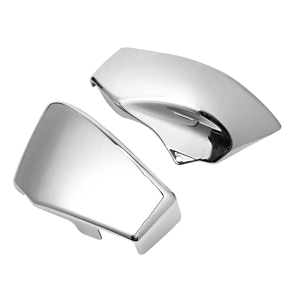 Chrome Motorcycle Battery Side Cover Fairing Cap for Honda VTX1800 R/S/N/F/T Models (2002-2008) - Durable Protection & Custom Styling for Cruiser Bikes