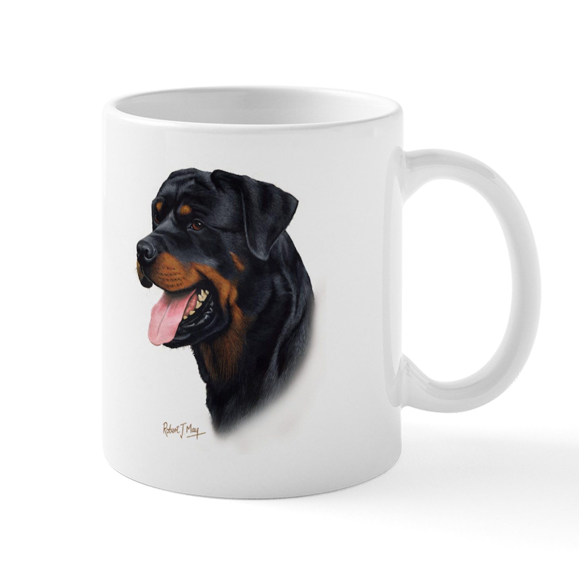 Rottweiler Ceramic Coffee Mug 11 oz (325 ml) - Perfect for Dog Lovers, Office Use & Home Brewing | CafePress