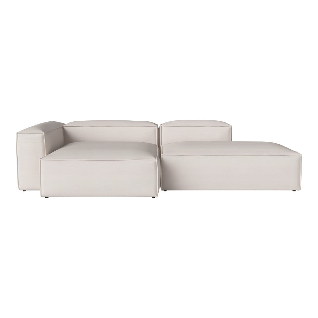 Cosima 2 Seater Sofa with Open End & Chaise - Modern Living Room Furniture for Small Spaces | Perfect for Apartments, Condos and Cozy Home Decor