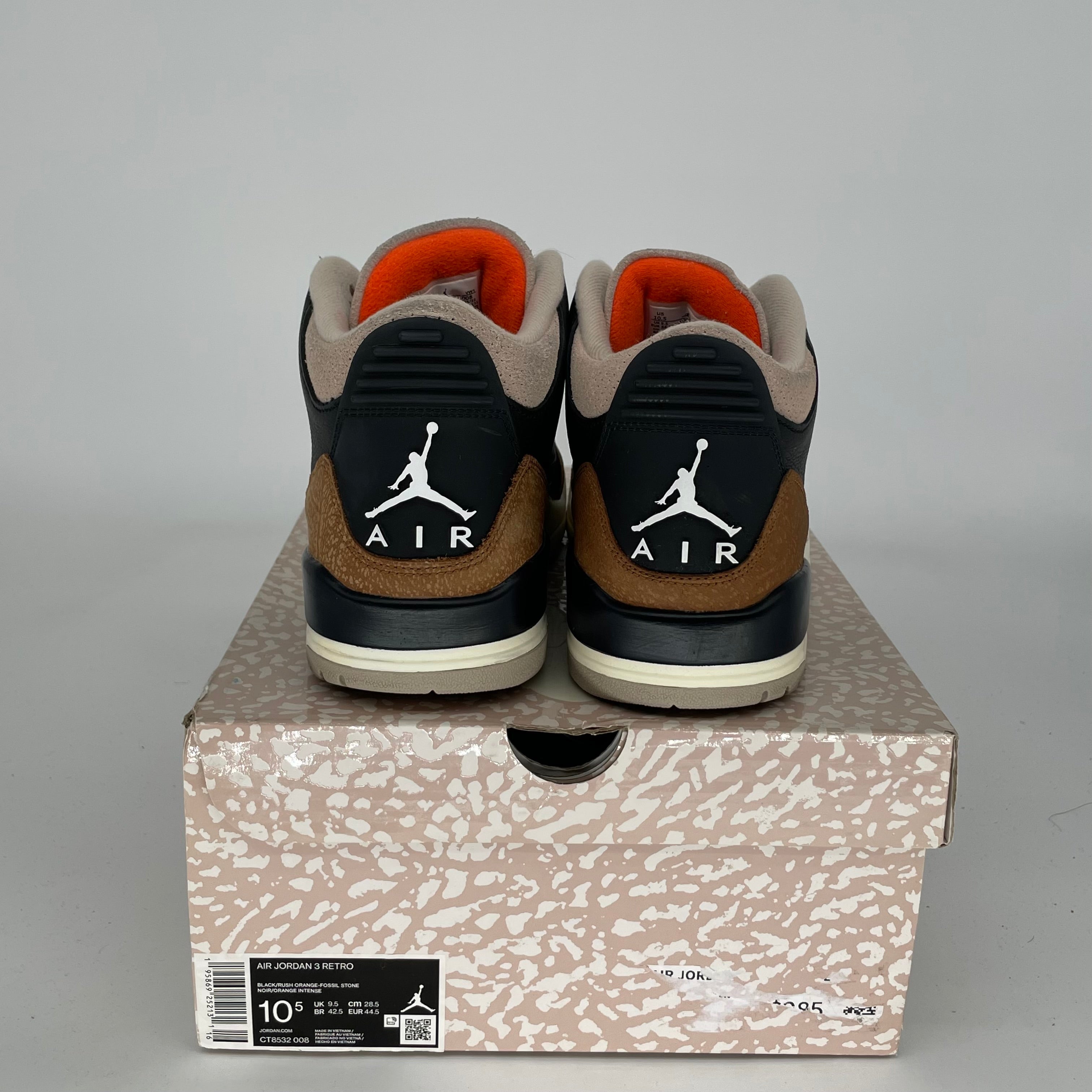AIR JORDAN 3 Desert Elephant Men's Basketball Shoes Size 10.5 - Retro Sneakers for Men, Style CT8532-008 | Perfect for Streetwear, Gym & Casual Outfits