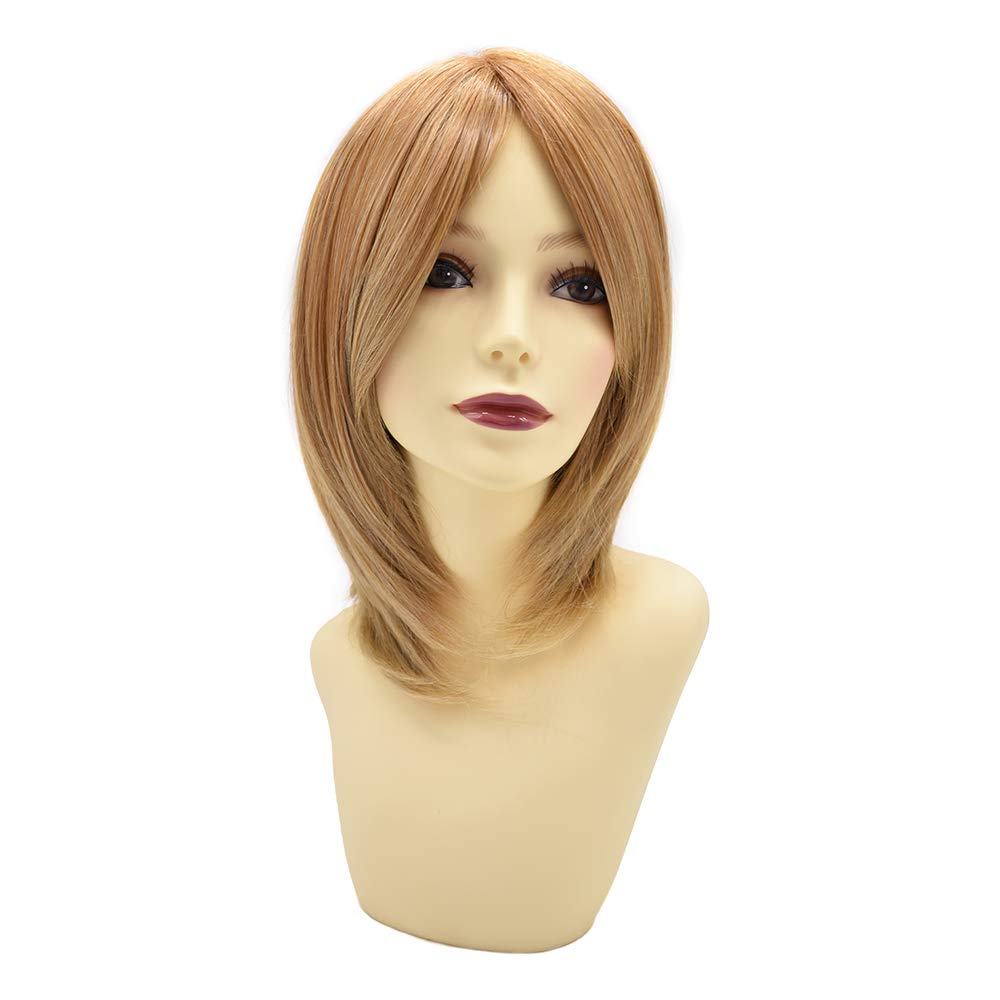 FACE MIRACLE Mono-Filament Lace Front Wig with Hand-Tied Side Bangs - 10