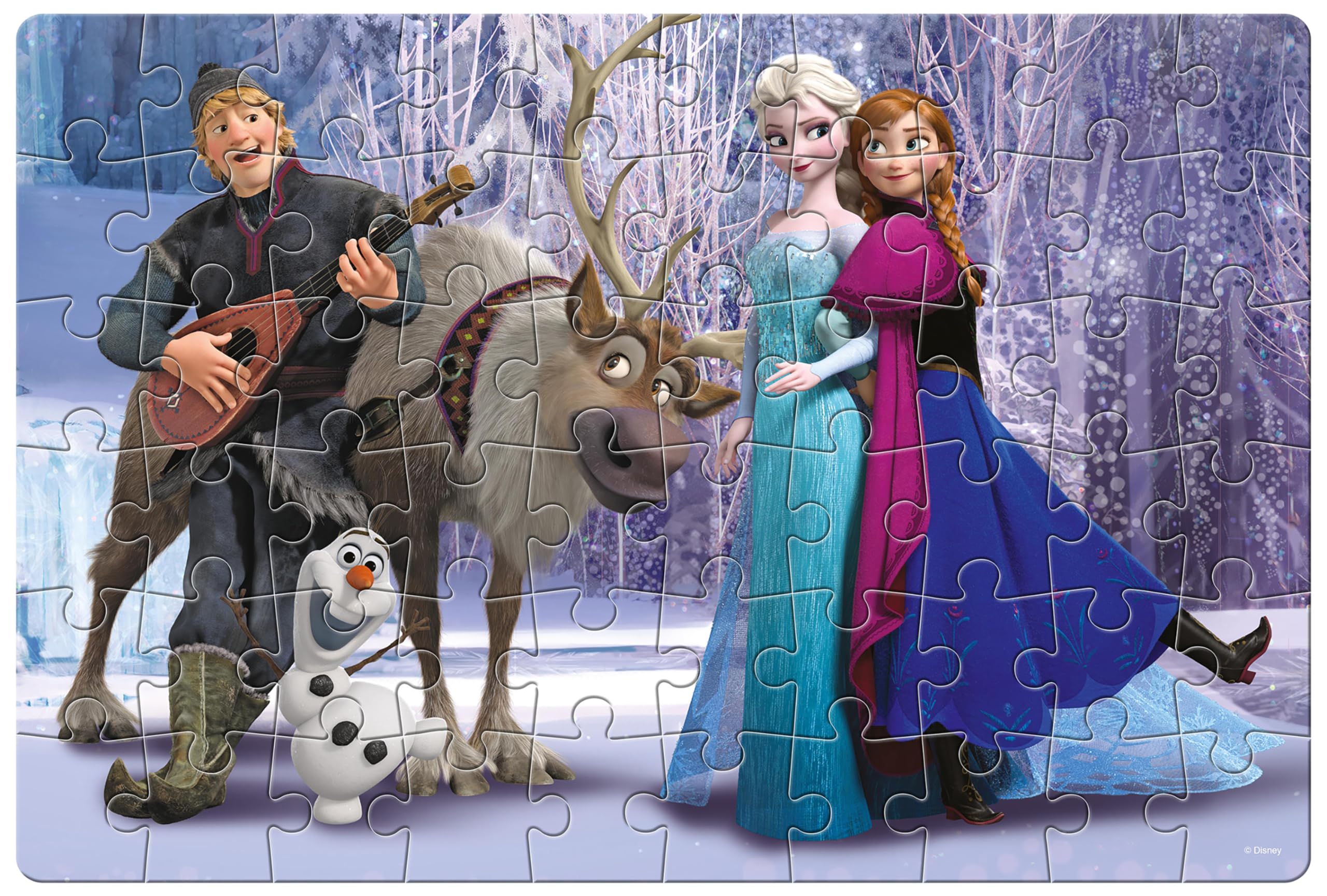 Disney Puzzle for Kids Ages 5+ | 60 Piece Jigsaw Puzzle Set | Colorful Educational Toy for Children | Perfect for Family Game Night & Birthday Gifts