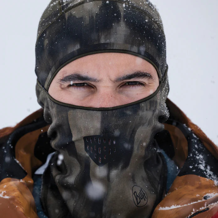 Buff ThermoNet Hinged Balaclava - Cold Weather Face Mask for Skiing, Snowboarding & Outdoor Activities - Windproof & Breathable Winter Gear