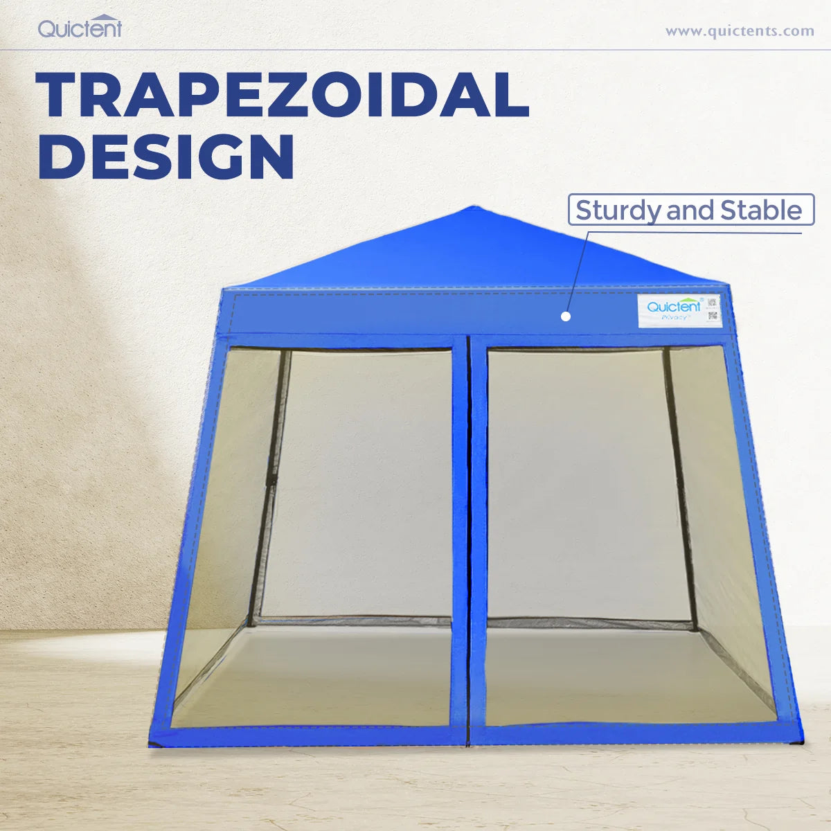 9' x 9' Pop Up Canopy Tent with Netting - Instant Shade Shelter for Outdoor Events, Camping, Beach & Backyard Parties - Waterproof & UV Protection