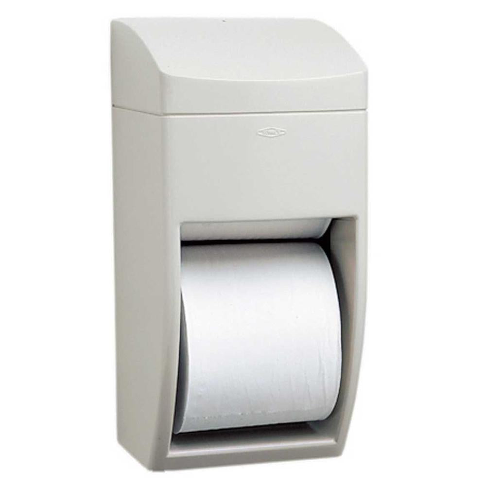 Bobrick B5288 MatrixSeries Toilet Paper Dispenser - Multi Roll Surface Mounted High Gloss Finish - Ideal for Commercial Restrooms, Offices, and Public Restrooms