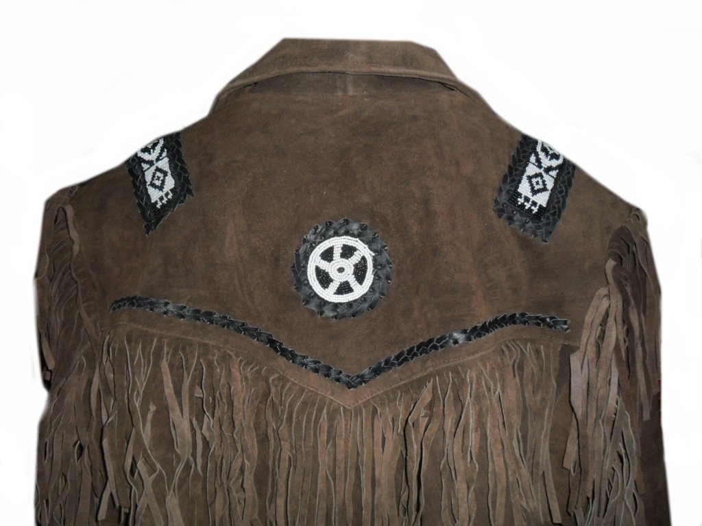 Premium Men's Western Suede Leather Jacket - High-Quality A-Grade Cowhide for Cowboy Style & Outdoor Wear - Perfect for Rodeo, Motorcycle Riding & Casual Fashion