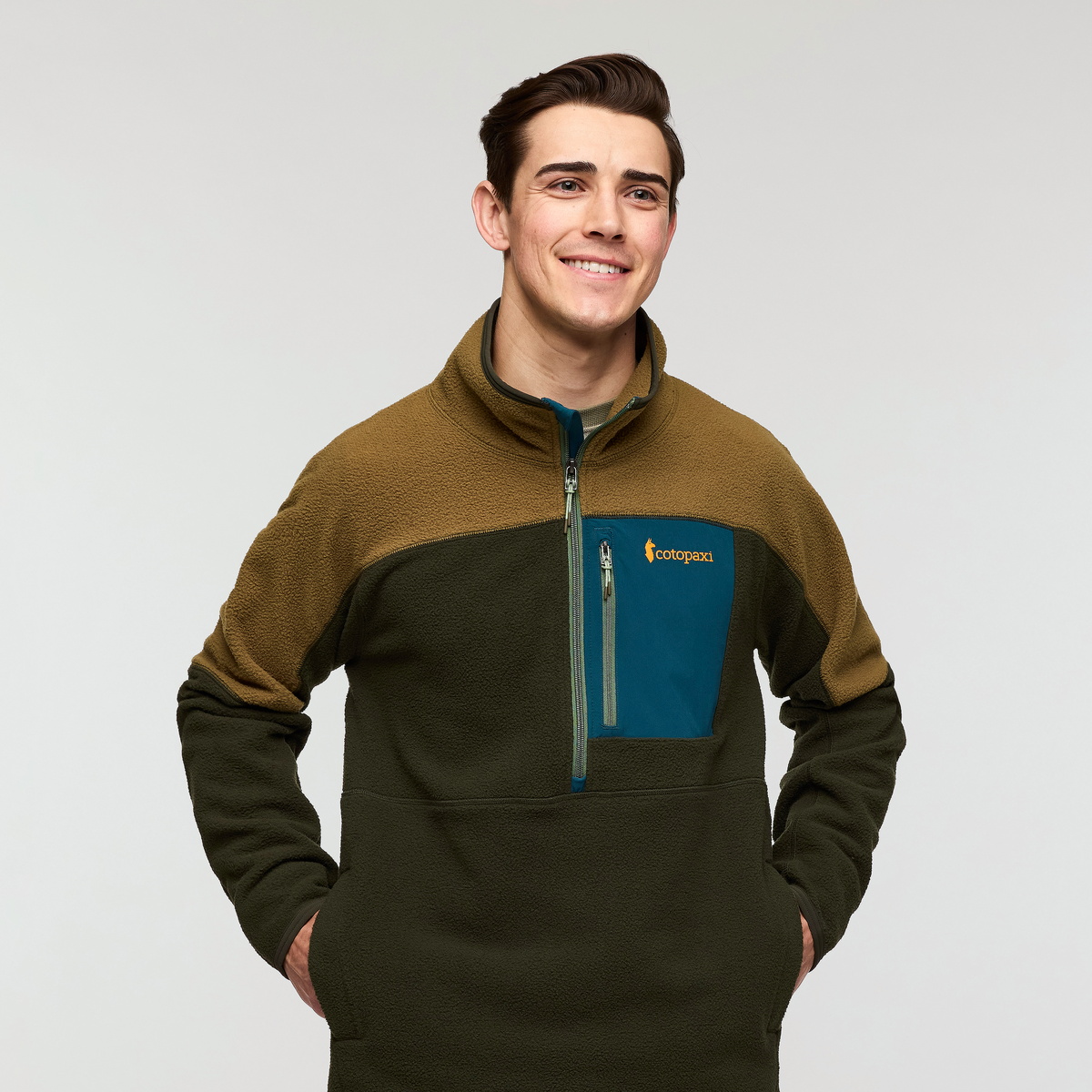 Cotopaxi Abrazo Fleece Half Zip Jacket for Men - Lightweight Warm Pullover for Hiking, Camping & Outdoor Adventures