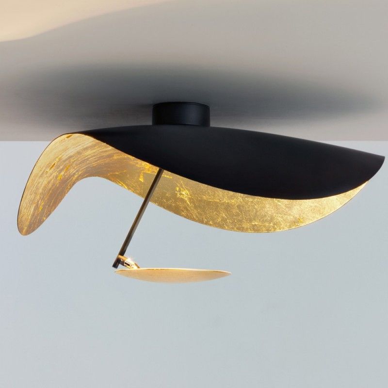 Modern Giorgio Ceiling Light Fixture - Elegant LED Flush Mount Lighting for Bedroom, Living Room & Kitchen - Energy Efficient Home Decor (Brushed Nickel Finish) - Perfect for Apartments, Dorms and Interior Design Projects