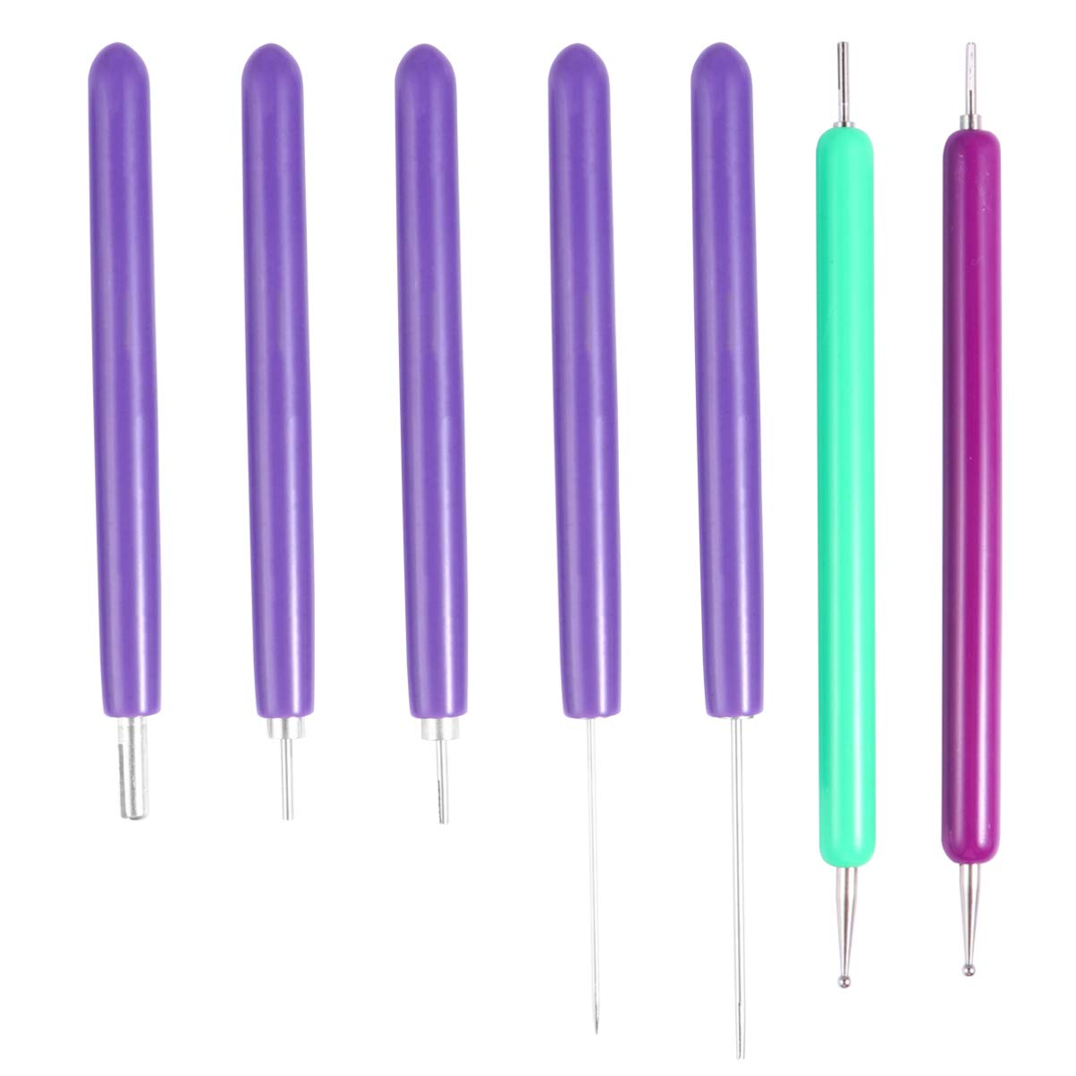 ARTIBETTER 7-Piece Paper Quilling Tools Kit - Slotted Rolling Curling Needle Pens for DIY Art Crafts, Card Making & Scrapbooking | Perfect for Beginners & Professionals | Create Beautiful Paper Flowers, Greeting Cards & Home Decor