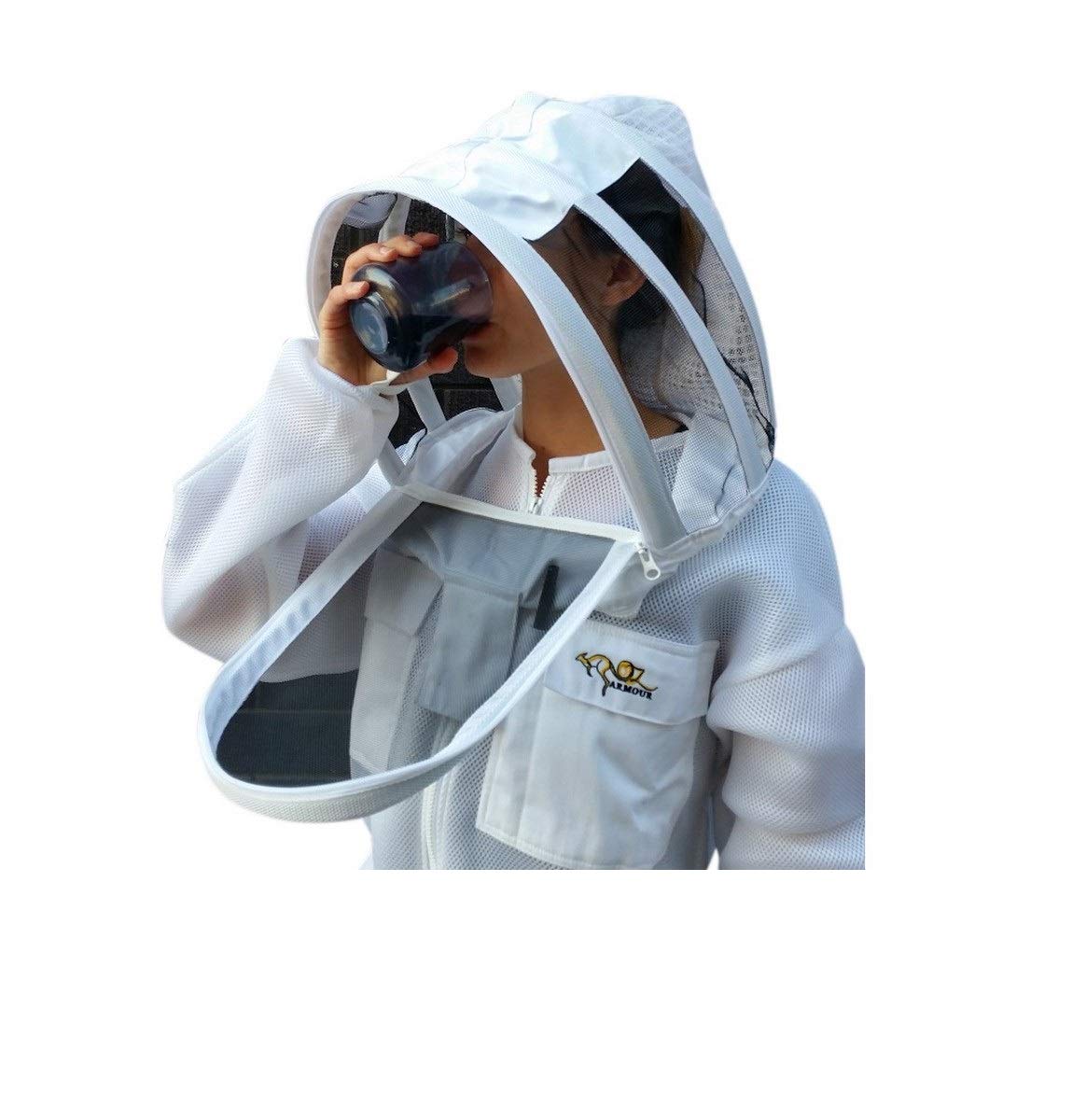 Breathable Air Mesh Ventilated Jacket with Dual Hoods & Adjustable Fencing Hat - Lightweight Outdoor Sports Wear for Running, Hiking, and Cycling