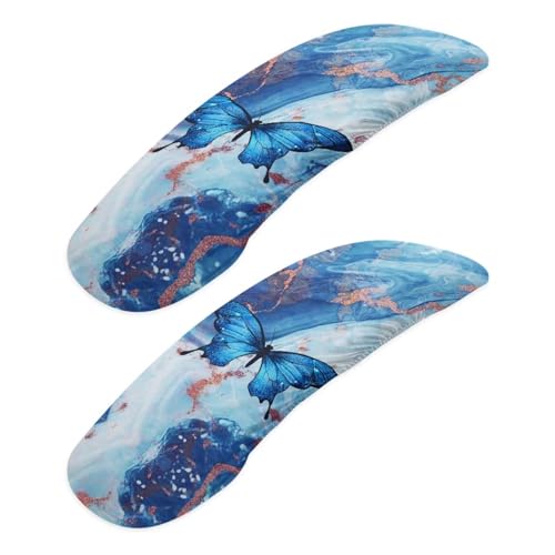 Blue Butterfly Marble