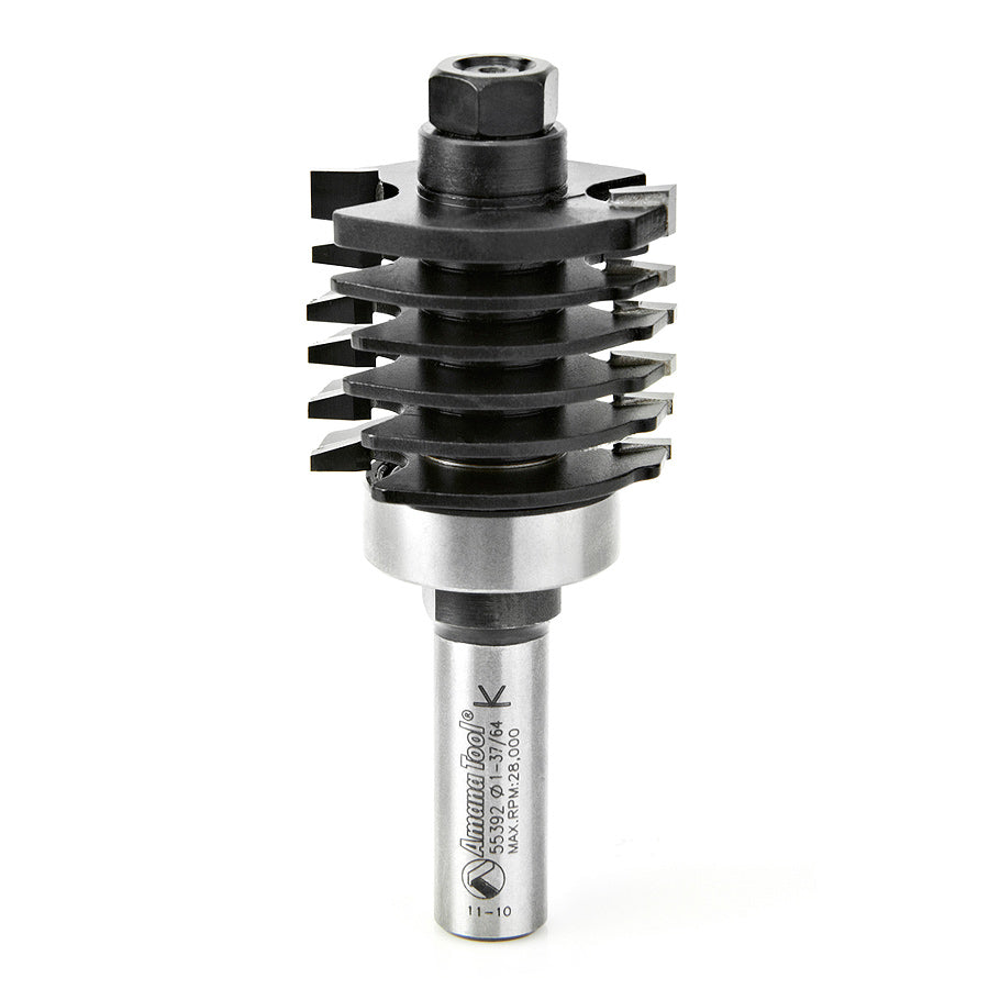 Amana 55392 1/2-Inch Shank Finger Joint Router Bit - Perfect for Woodworking, Cabinet Making, and Joinery Projects