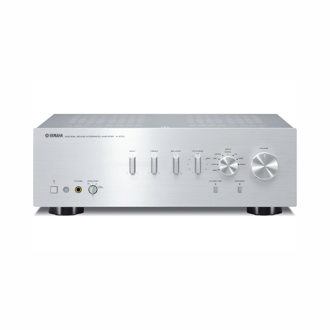 Yamaha A-S701 Integrated Stereo Amplifier - High-Fidelity Audio for Home Theater & Music Listening