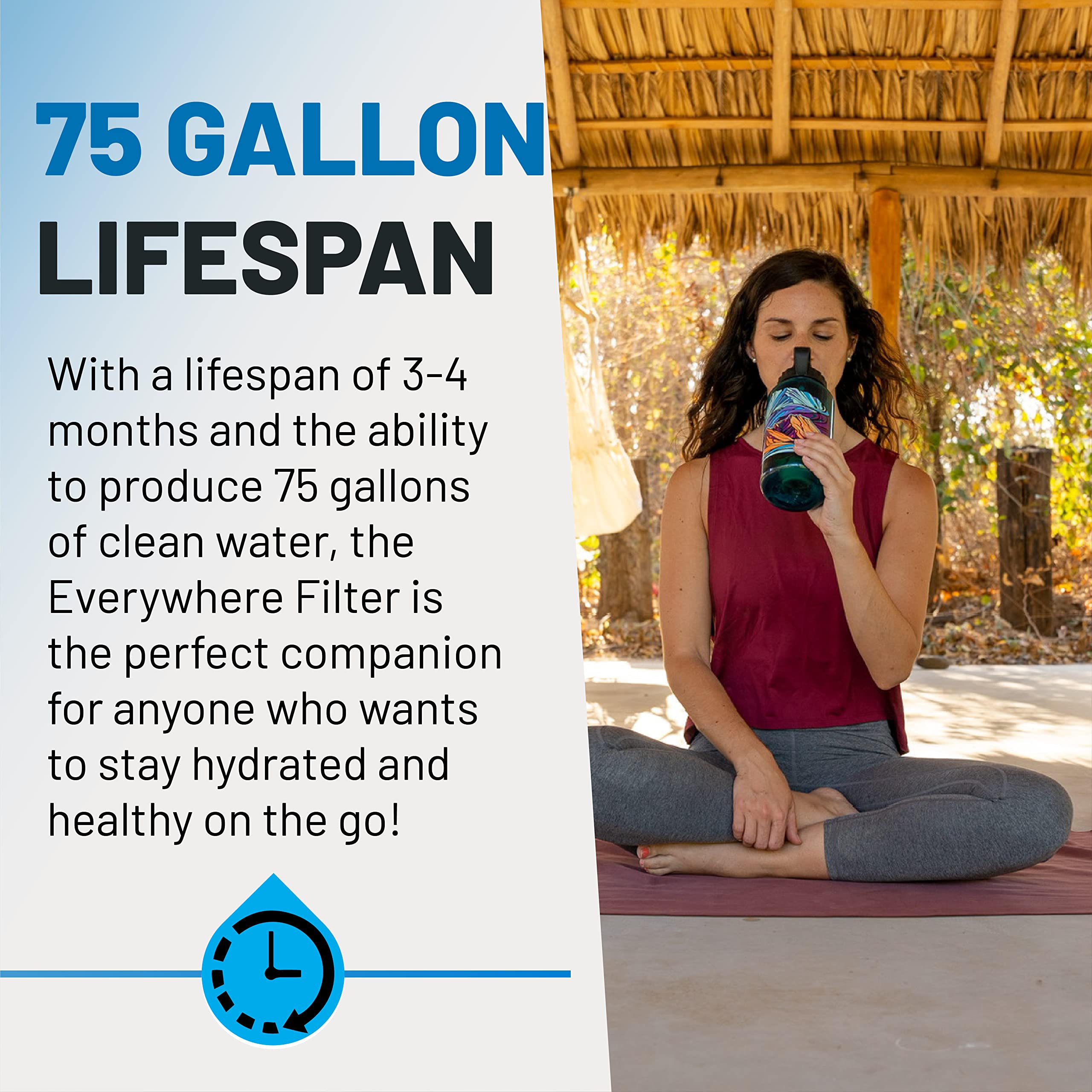 **Nalgene OG Water Bottle with Built-in Filter – BPA Free, USA Made – Removes 99.99% Contaminants, Forever Chemicals & Tap Water Impurities – 32 oz – Perfect for Hiking, Camping & Everyday Hydration**