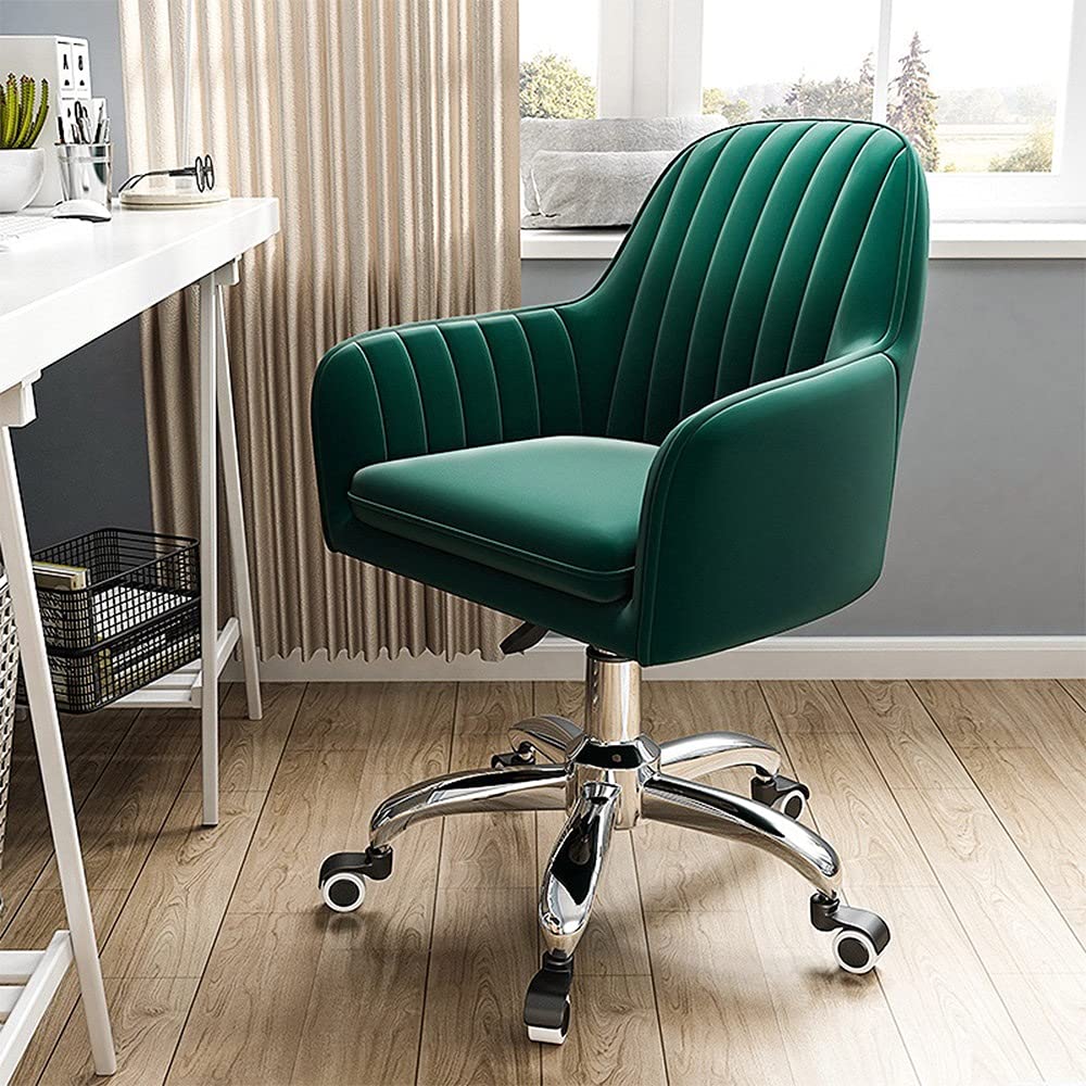 Comfortable Office Chair Cushion for Dormitory & Student - Soft Fabric Flannel Sofa Chair Stool in Green (0701) - Perfect for Home, Office & Leisure Living Room Use