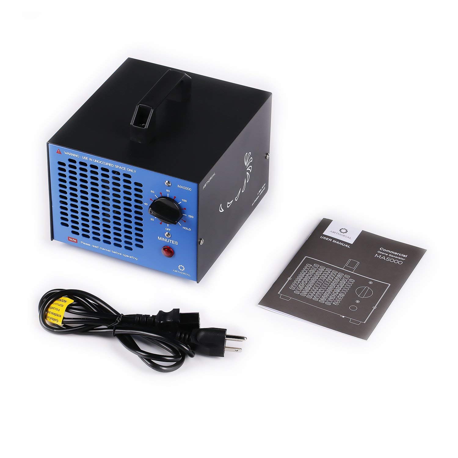 Airthereal MA5000 & MA10K-PRO Ozone Generator Bundle - 5000mg/h & 10000mg/h High Capacity O3 Air Purifier for Home, Office, and Commercial Use - Eliminates Odors, Mold, and Bacteria in Large Spaces