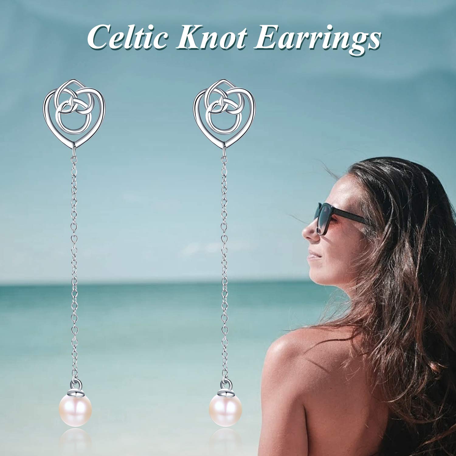 POPKIMI Sterling Silver Stud Earrings for Women - Minimalist Promise Jewelry Set, Perfect Birthday Gift for Her, Anniversary or Valentine's Day Present - Ideal for Everyday Wear, Date Nights & Special Occasions