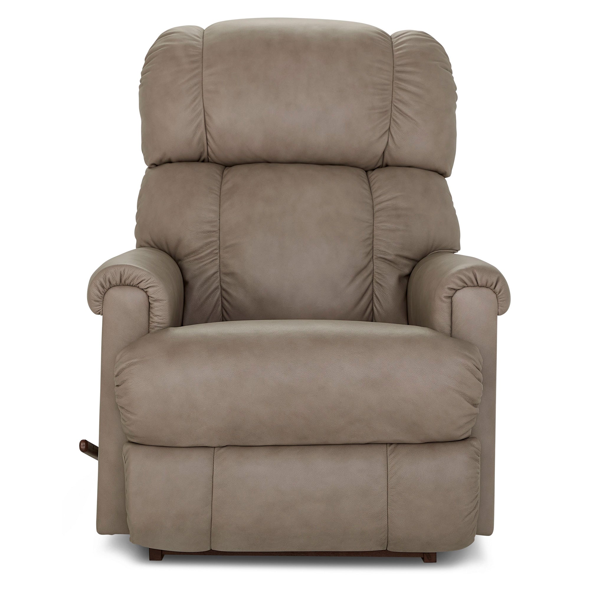Premium Leather Rocker Recliner Chair - Ergonomic Comfort for Living Room, Home Theater & Nursery - Brown Genuine Leather Power Lift Reclining Chair with Massage & Heat Function