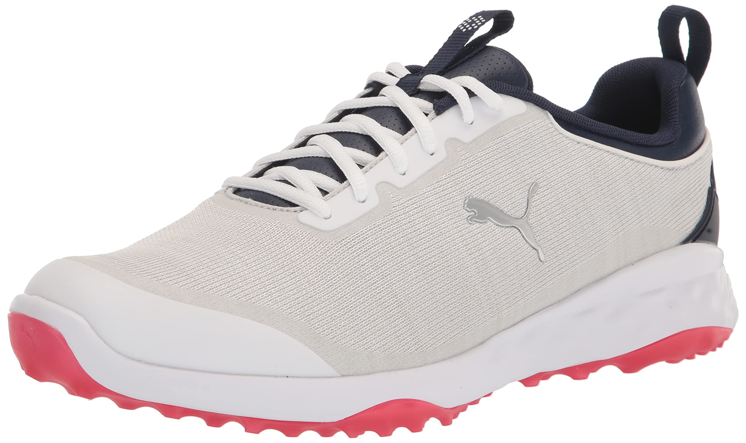PUMA Men's Fusion Pro Golf Shoes - Lightweight & Waterproof Spiked Golf Shoes for Men - Comfortable Walking & Performance Golf Shoes for Course & Training