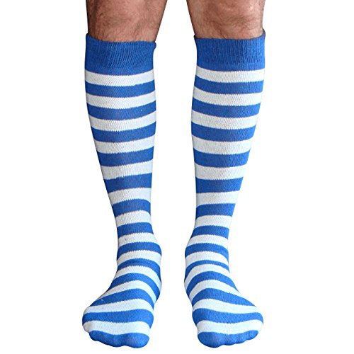Royal Blue, White