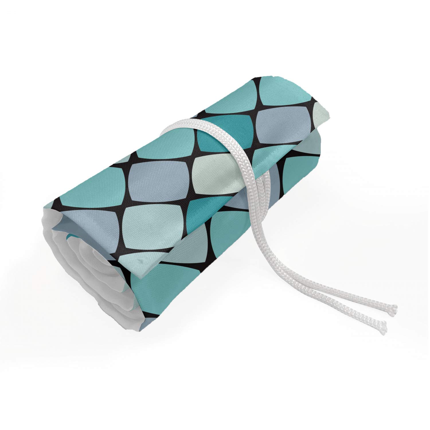 Ambesonne Abstract Pencil Holder - 72 Loops for Artists & Students | Office & Art Studio Organizer