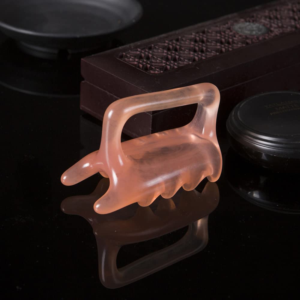 LKJYBG Handheld Massage Tool for Neck, Shoulder & Back Pain Relief - Gua Sha Scraper for Muscle Relaxation, Stress Relief & Fat Reduction - Perfect for Home, Office & Travel Use