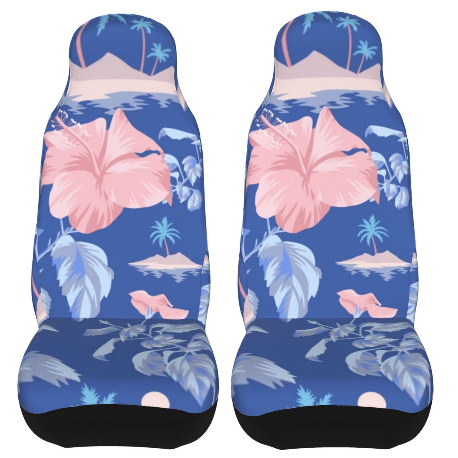 Universal 2-Piece Flower Pattern Car Seat Covers Set - Front Seat Protectors for Most Cars, SUVs, Vans & Trucks | Waterproof & Anti-Slip Auto Accessories for Comfort & Style
