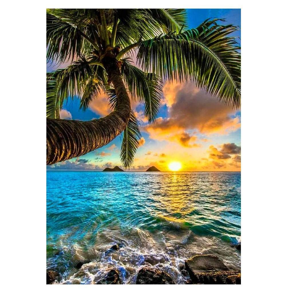 5D Diamond Painting Kit for Adults - 4 Pack DIY Cross Rhinestone Art with Multicolor Canvas - Perfect for Home Decor, Gifts & Stress Relief