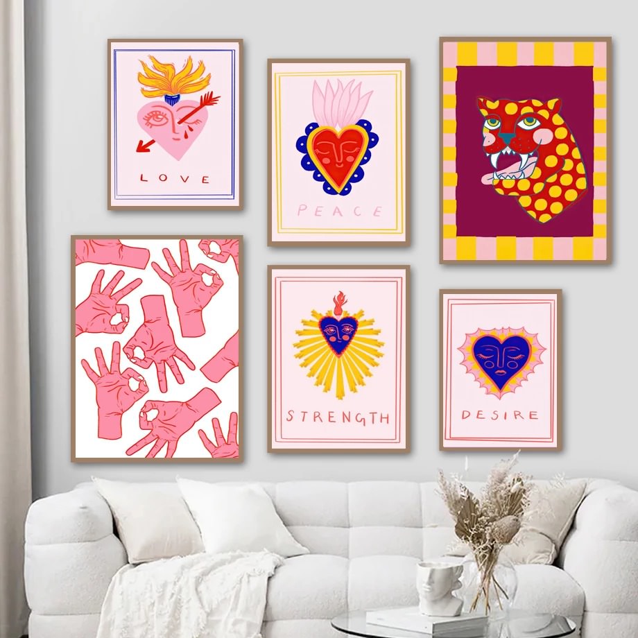 Exotic Asian Leopard Canvas Wall Art Prints - Jungle Animal Decor for Living Room, Bedroom & Office