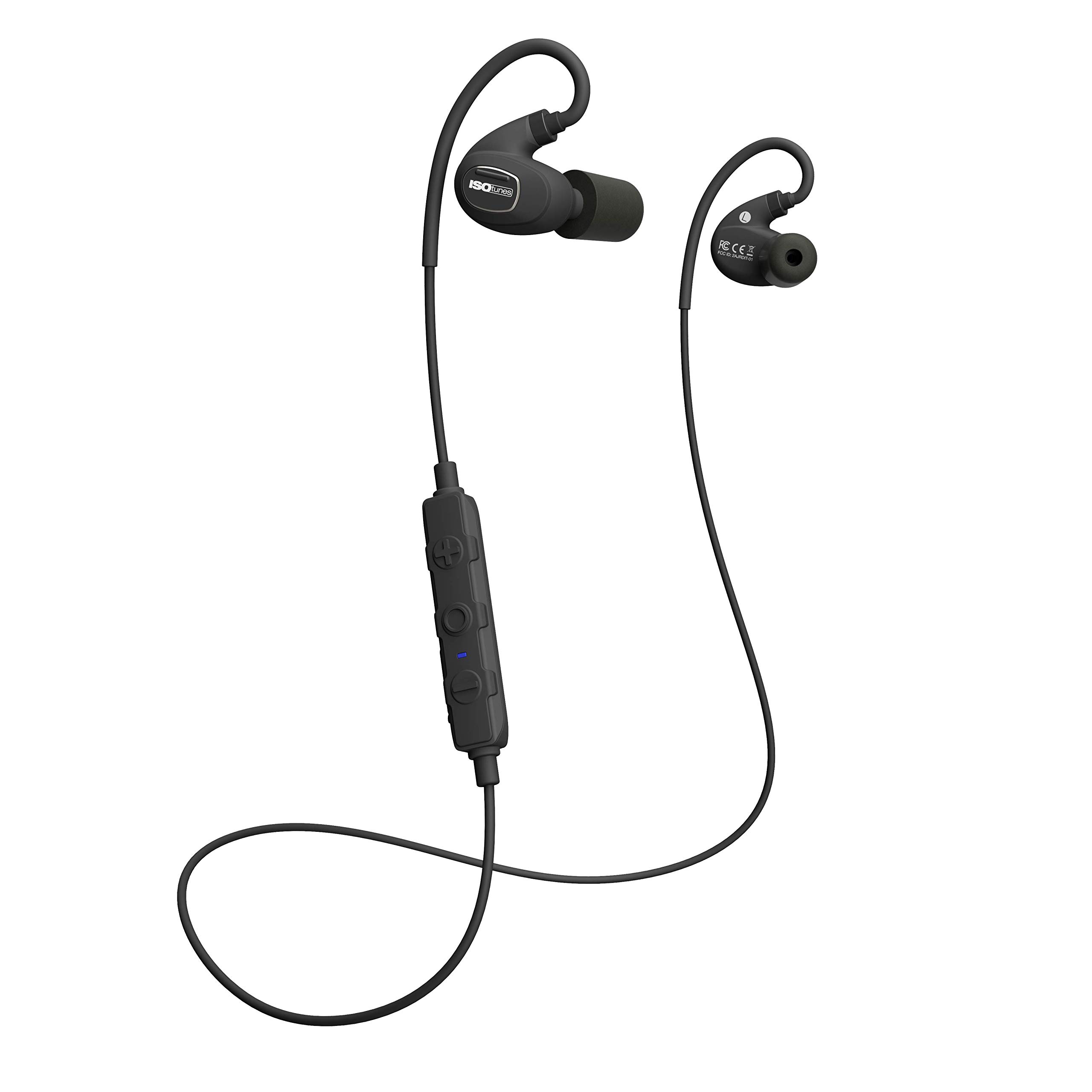 ISOtunes PRO 2.0 Bluetooth Earplug Headphones with 27dB Noise Reduction - OSHA Compliant Hearing Protection, 16+ Hour Battery, IP67 Waterproof - Perfect for Construction, Lawn Mowing & Industrial Work