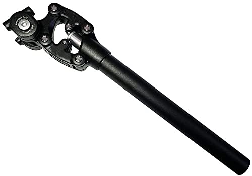SR SUNTOUR SP12-NCX Suspension Seat Post - Shock Absorbing Mountain Bike Seatpost for MTB & City Bikes (27.2-33.9mm x 350-400mm) | Comfort Ride on Rough Trails & Urban Commutes