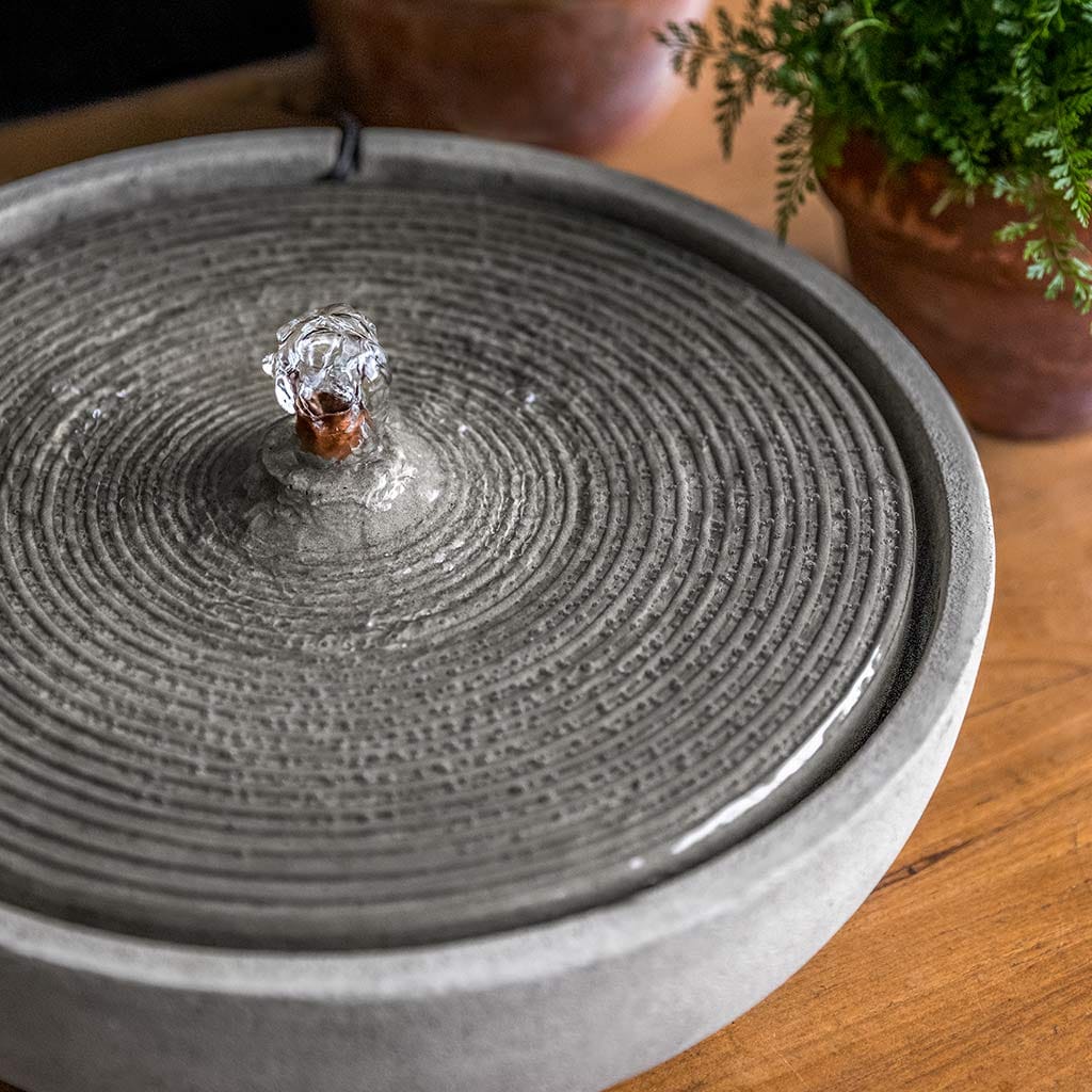 Campania International Ripple Fountain - Outdoor Garden Water Feature for Patio, Yard, and Landscape Decor | Relaxing Water Sounds for Backyard Oasis