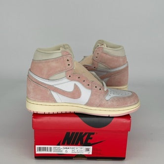 **Air Jordan 1 Washed Pink Women's Size 5 Sneakers FD2596-600 – Stylish & Comfortable for Casual Wear, Street Fashion & Sports**
