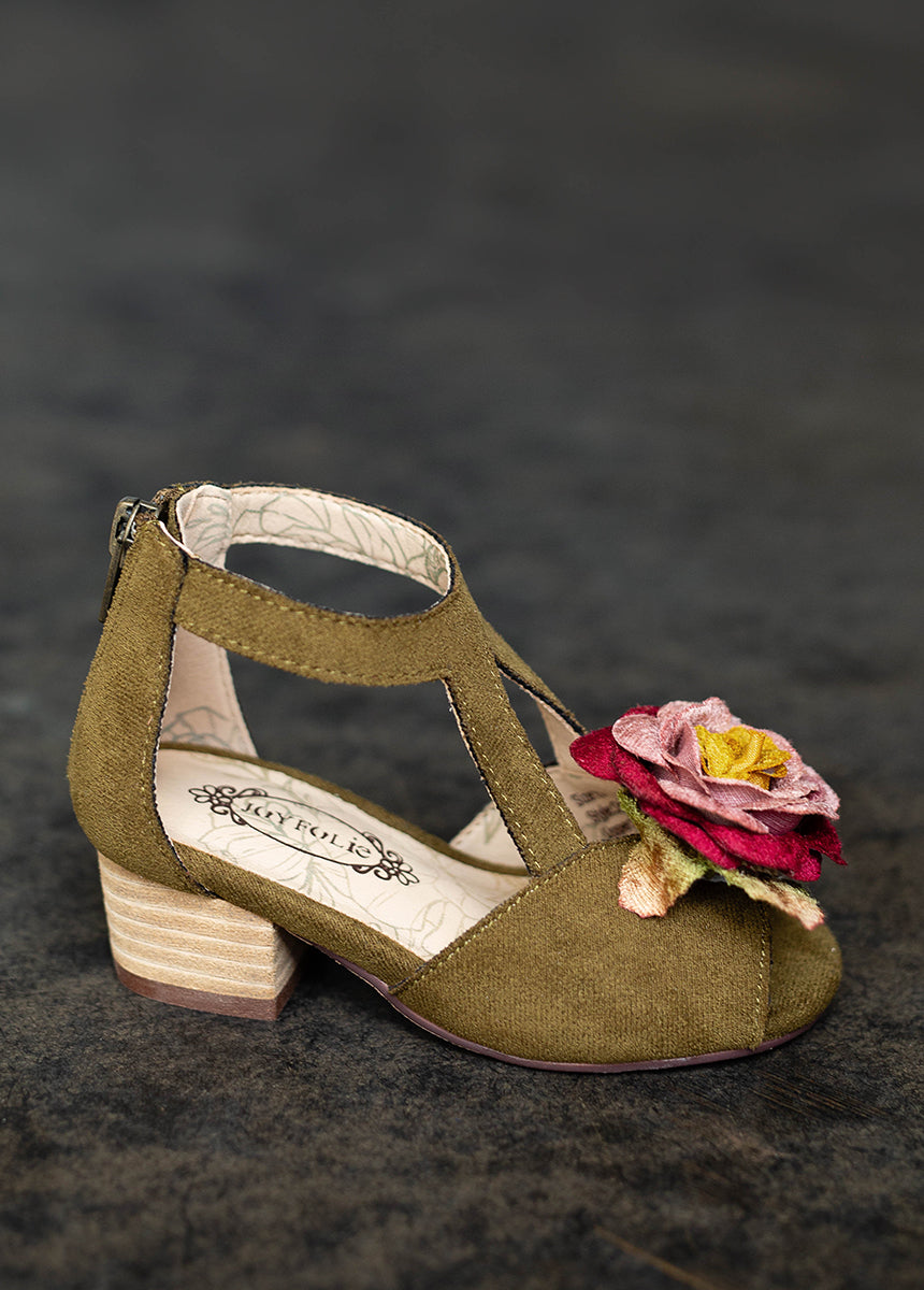 Orelia Women's Chunky Heel Sandals in Bistre Brown - Comfortable Block Heels for Summer, Weddings & Date Nights