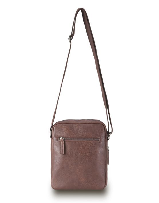 Tosca VG015 Vegan Leather Shoulder Bag for Women - Stylish Chocolate Brown Crossbody Purse - Perfect for Work, Travel & Everyday Use