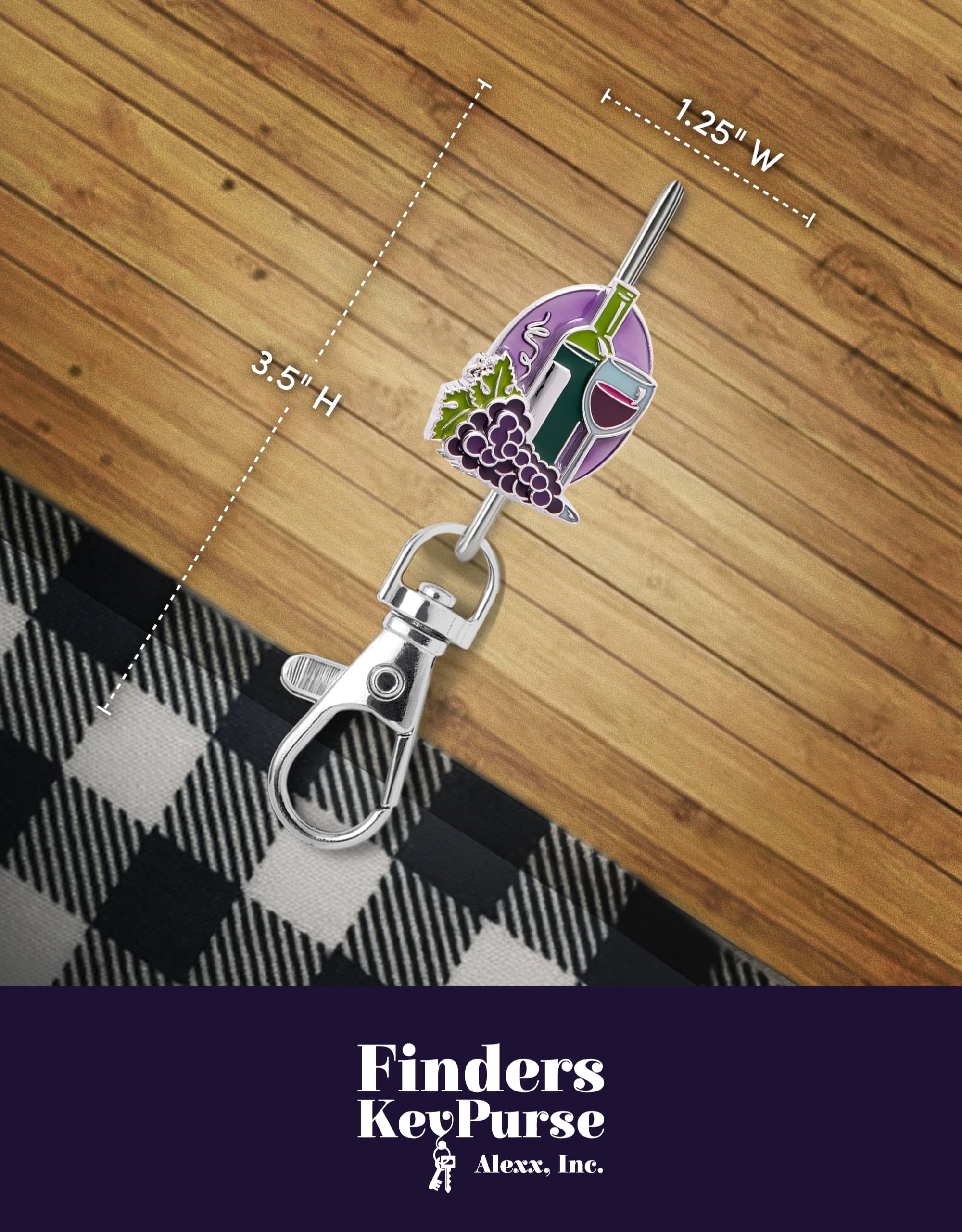 Women's Key Finder & Purse Organizer - Slimpickings Keychain Charm for Mom | Perfect Gift for Mother's Day, Travel & Everyday Use