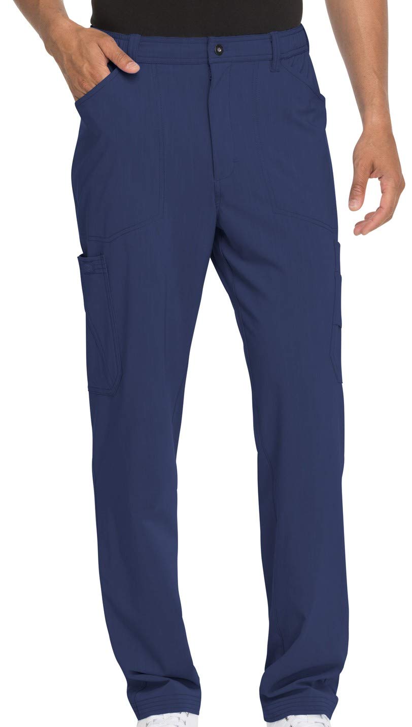 Dickies Advance Men's Scrubs Pants - Straight Leg, Zip Fly Cargo Work Pants DK205 | Medical Uniform for Nurses, Doctors & Healthcare Professionals | Comfortable & Durable for Long Shifts
