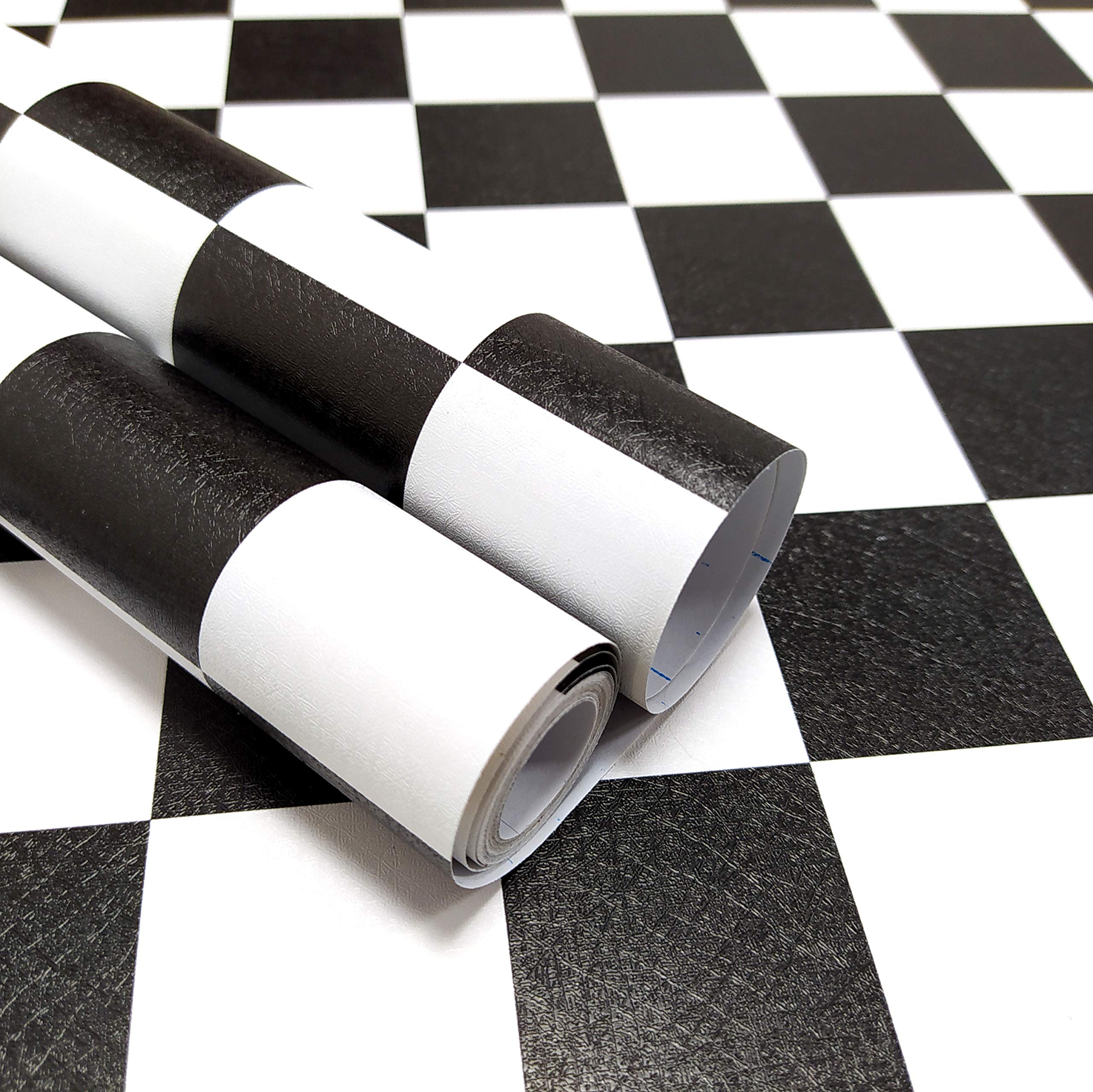 Hopepak Black and White Peel and Stick Wallpaper - 17.7