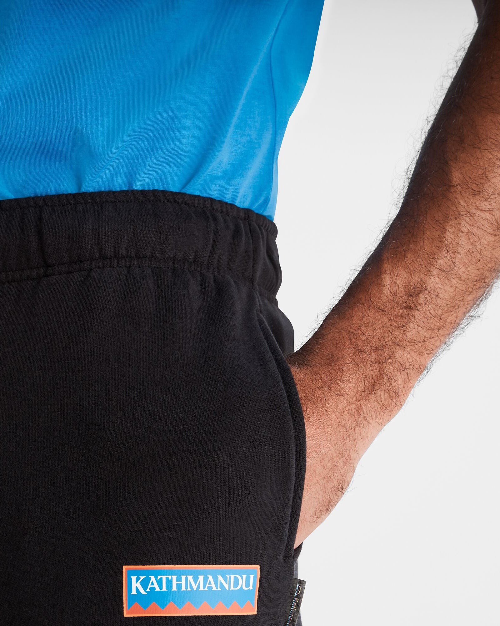 Heritage Logo Men's Lightweight Breathable Joggers - Black Stingray | Comfortable Athletic Pants for Running, Gym & Casual Wear