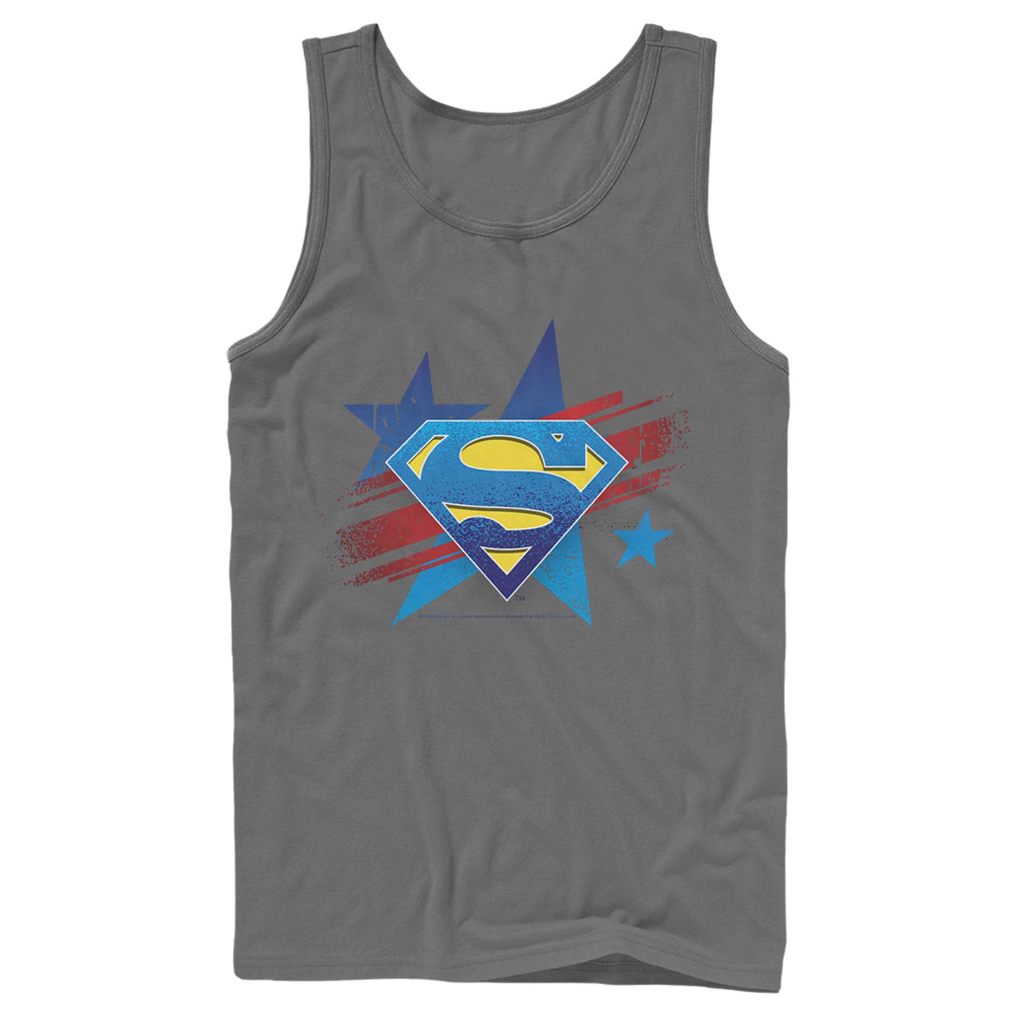 Superman Patriotic Tank Top for Men - Casual Summer Wear