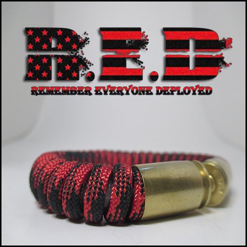 Survival Paracord Bracelet with Bullet Casing - Tactical Outdoor Gear for Camping, Hiking & Emergency Preparedness