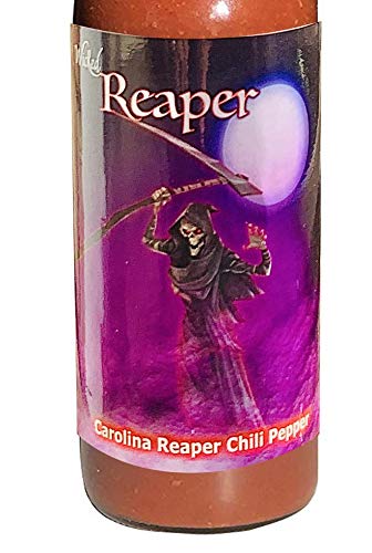 Wicked Reaper Reserve Carolina Reaper Hot Sauce - World's Hottest Chili Pepper Sauce (Purple) - Perfect for Spicy Food Lovers, Wings, Tacos & BBQ