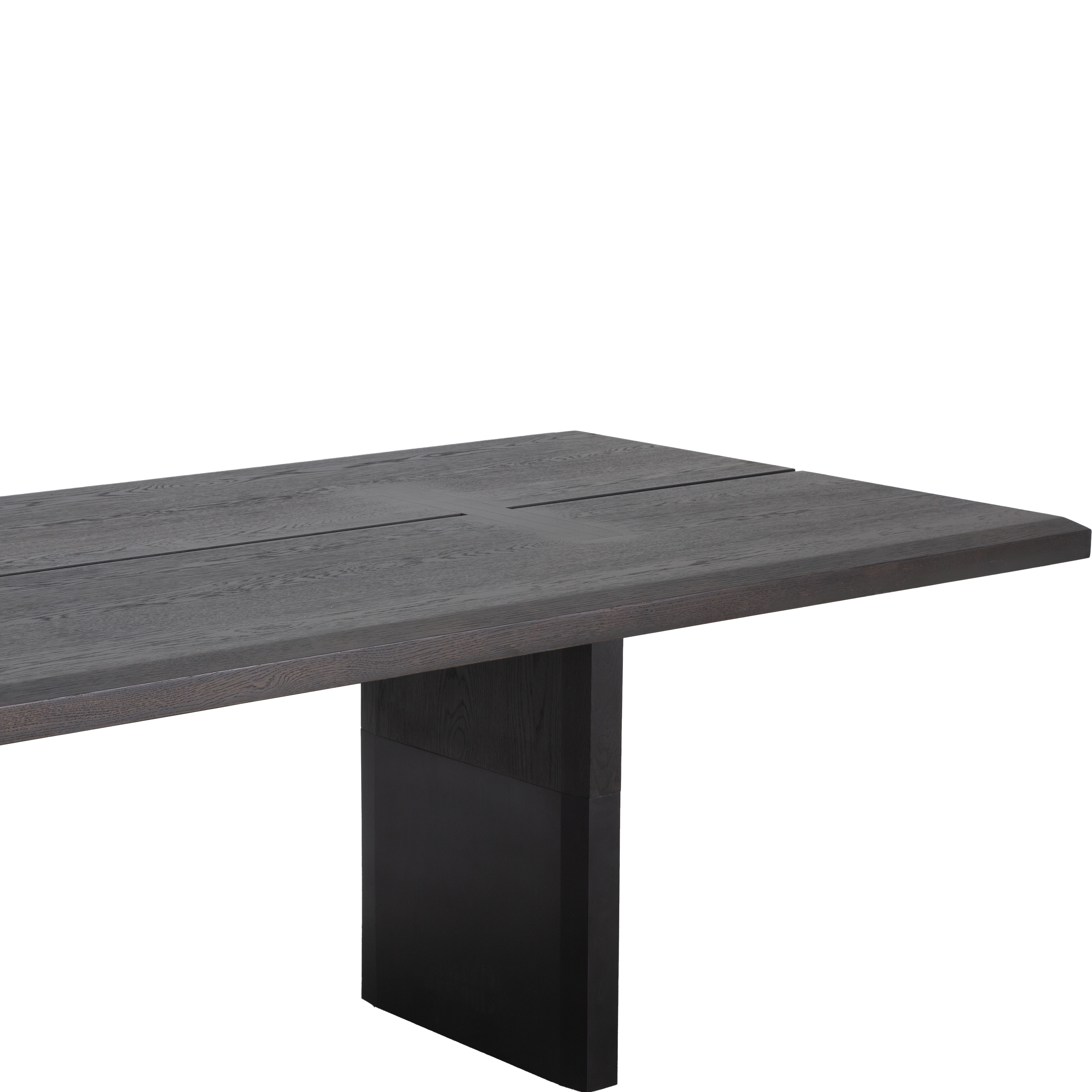 Modern Locke Dining Table - Solid Wood Kitchen Table for 6 - Perfect for Family Dinners & Entertaining Guests